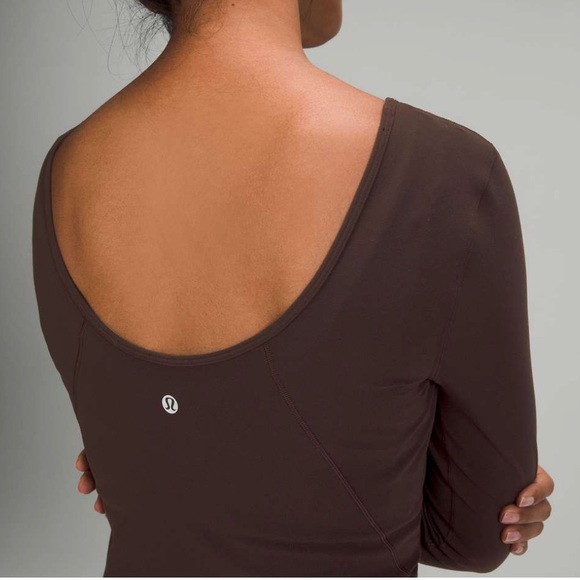 NWOT Lululemon Align Long Sleeve Shirt, French Press (Brown) - Picture 4 of 5